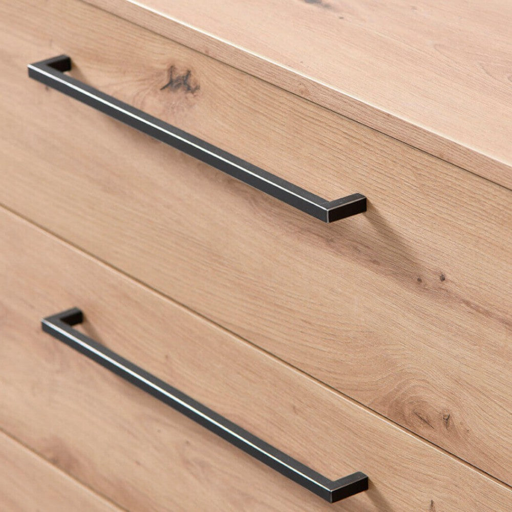 Mobile da soggiorno Sardinia rovere chiaro in truciolare bilaminato dimensioni 91x42x92 cm ideale per arredamento moderno