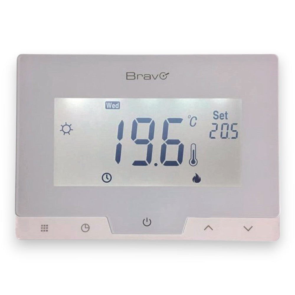 Cronotermostato digitale da parete con display LCD