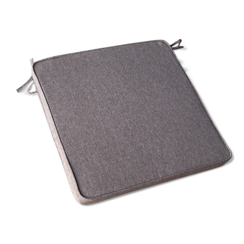 Cuscino seduta in poliestere sfoderabile tortora 39x39 cm