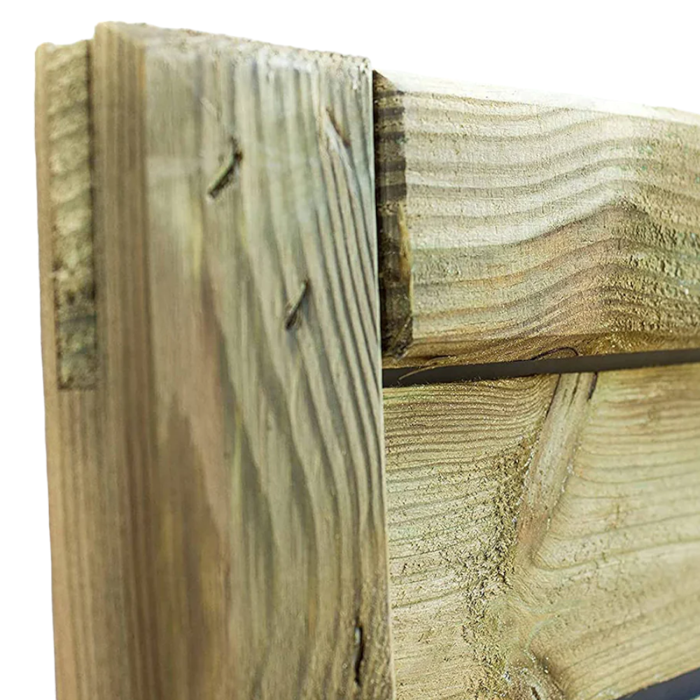 Pannello recinzione in legno impregnato barriera frangivento 180X180 Forest