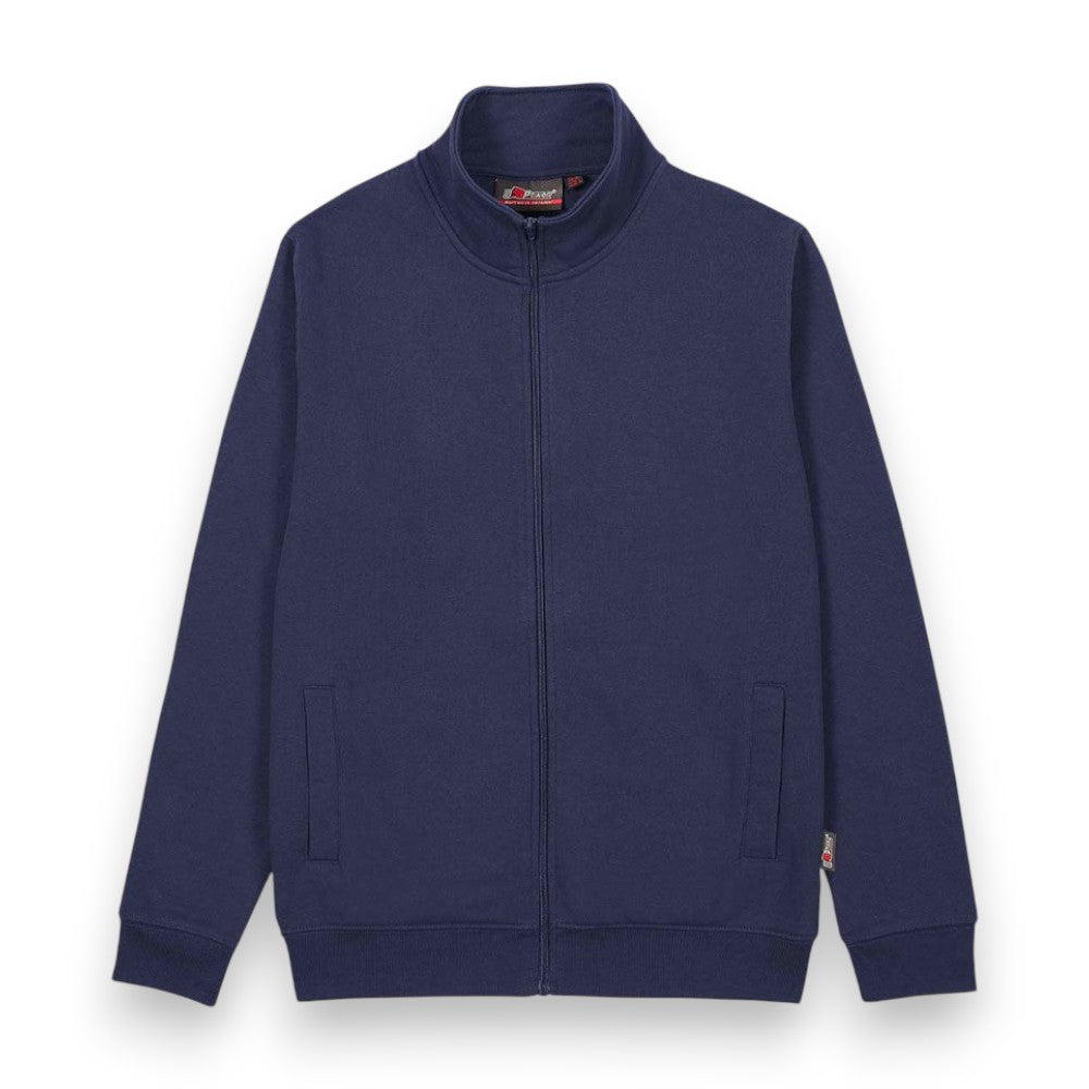 Felpa da lavoro blu con zip in cotone e poliestere U-power Sotra DB