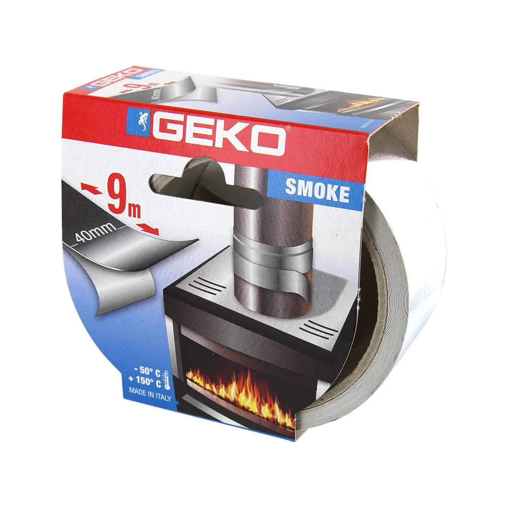 Nastro isolante in alluminio per sigillare tubi stufe alte temperature rotolo 9 mt