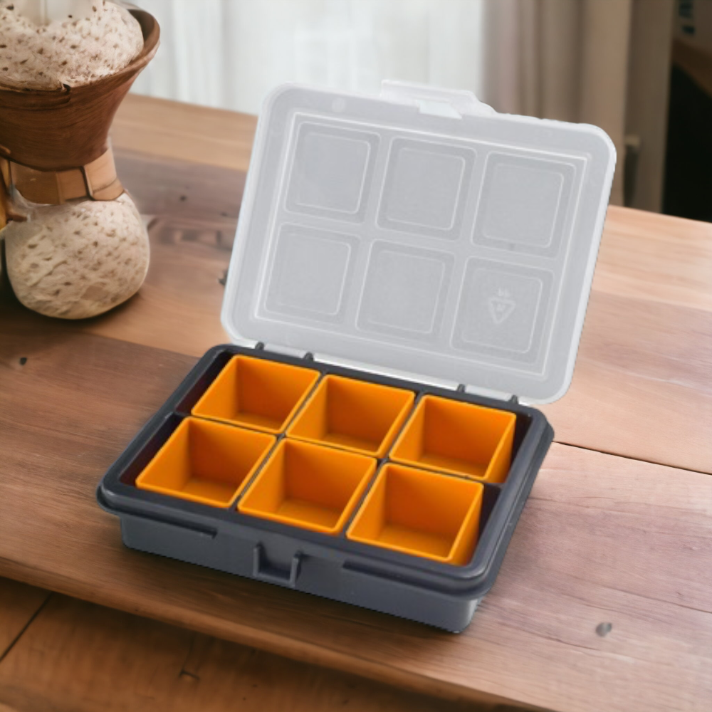 Mini cassetta organizer porta minuterie ferramenta con vaschette estraibili