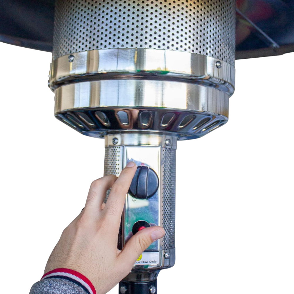 <transcy>Outdoor thermopathic gas stove black Niklas mushroom model</transcy>