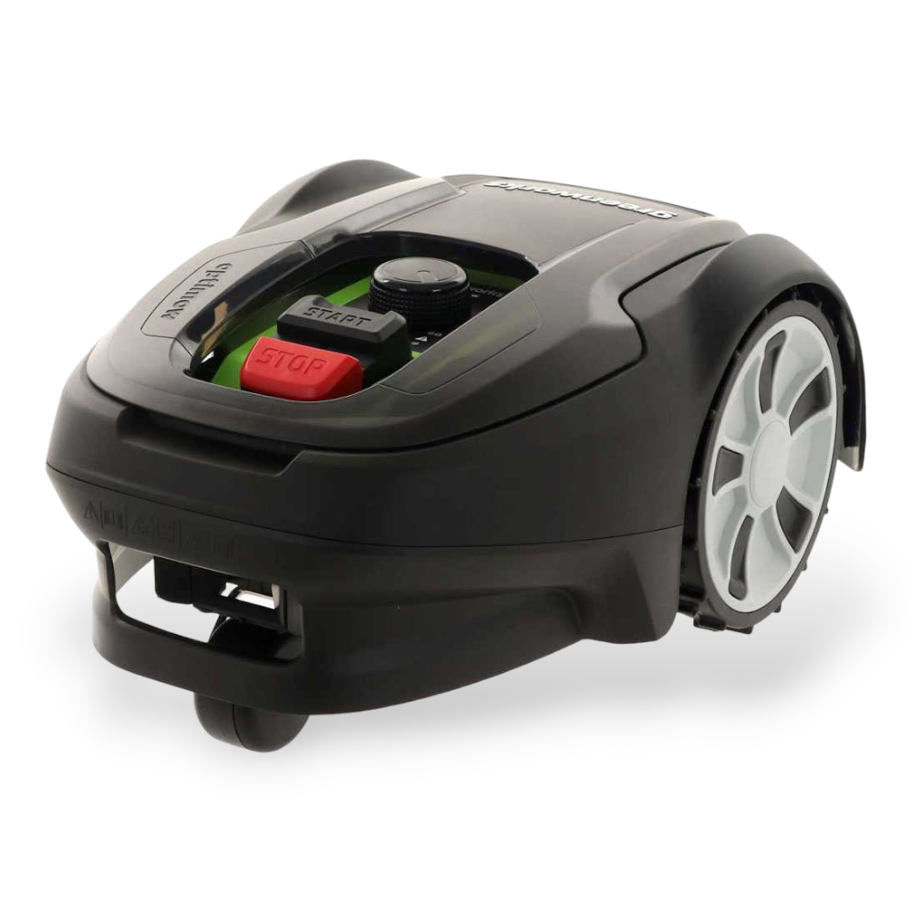 Tosaerba robot bluetooth a batteria 48V silenzioso con controllo da app Greenworks OPTIMOW 7