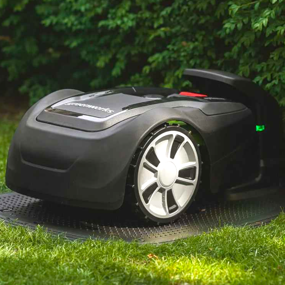 Robot taglia erba a batteria 48V controllabile da remoto con app 450 mq di copertura Greenworks OPTIMOW 4