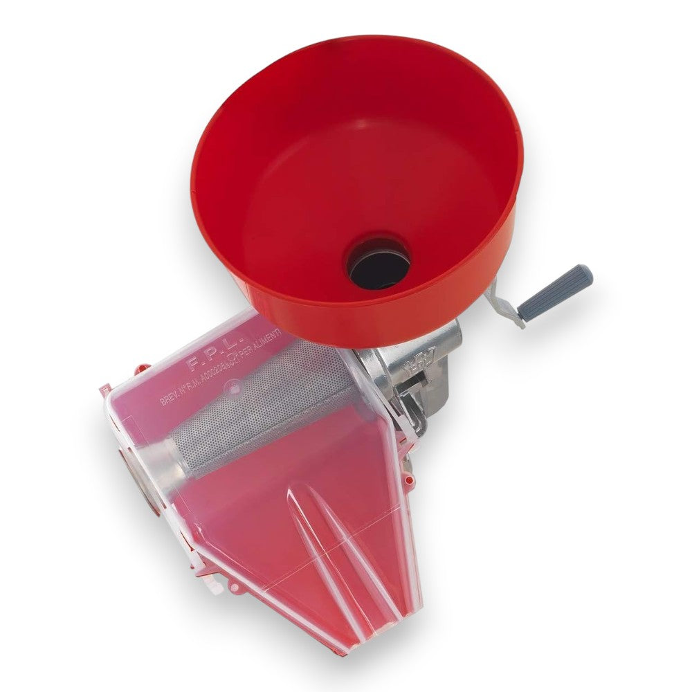 Passapomodoro manuale a manovella macchinetta per lavorazione pomodori in alluminio Palumbo n°5
