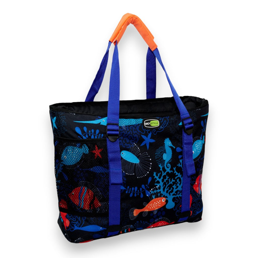 Borsa frigo termica 24 lt con decorazione floreale estiva in poliestere Boxy+ GiòStyle
