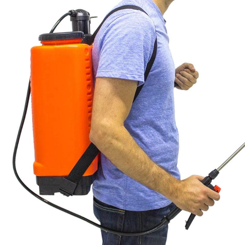 Pompa irroratrice 16 lt a spalla zaino e pressione manuale Garden Elite
