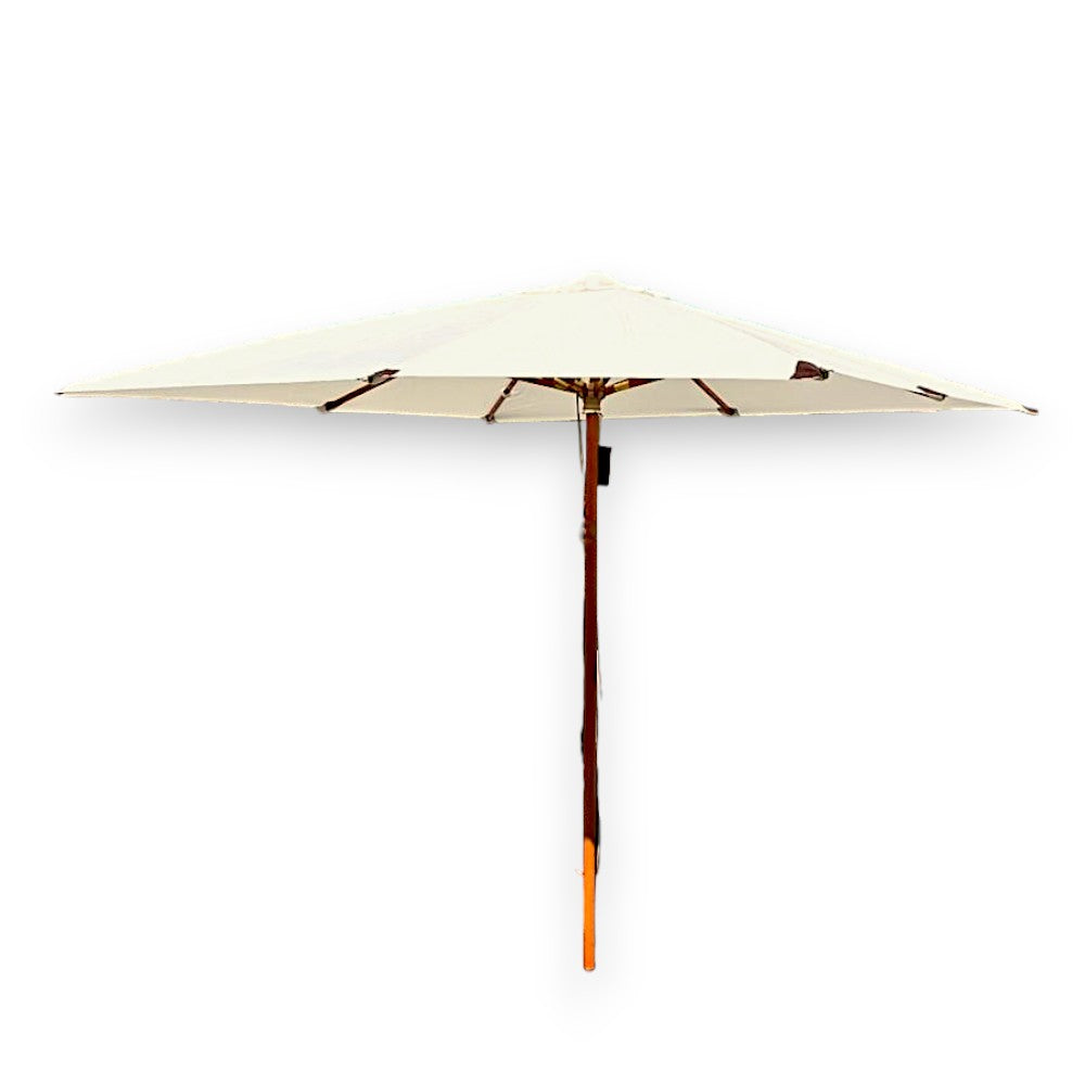 Ombrellone da giardino in legno palo intero idrorepellente con carrucole 280x280 cm Sun Top Exclusive