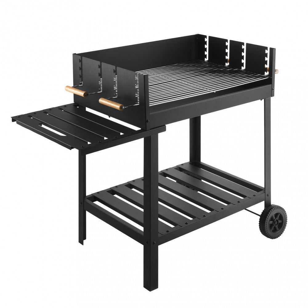 Barbecue a carbone carbonella in metallo nero BlackForge
