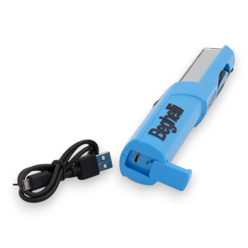 Lampada portatile a led torcia ricaricabile 2W con gancio chiudibile T-160