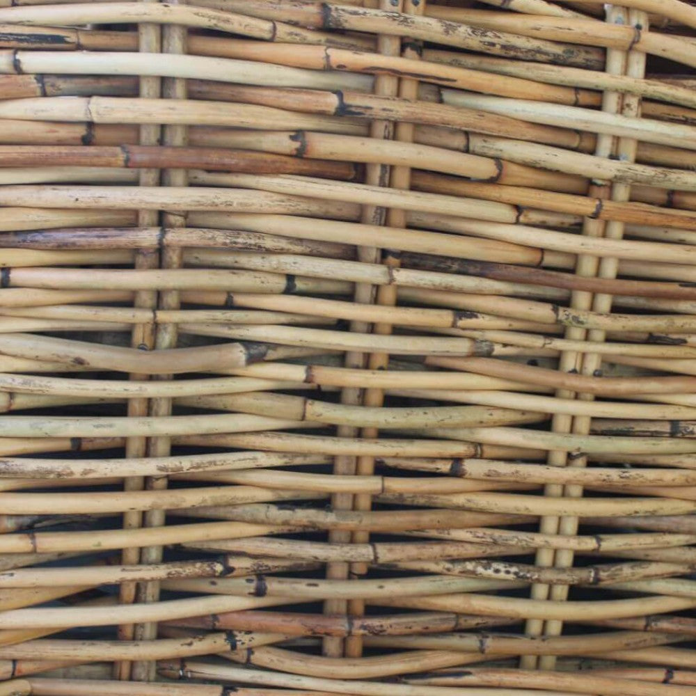 Poltrona componibile con cuscini in Rattan Naturale Porto Cervo