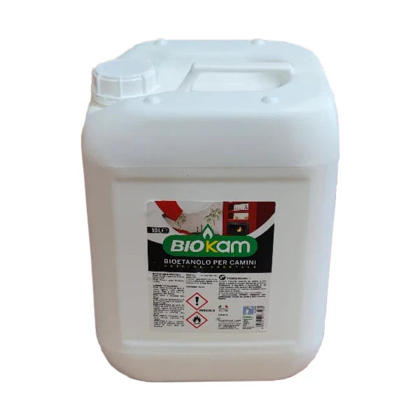 Combustibile liquido bio etanolo di origine vegetale ethanol 10 lt domestix