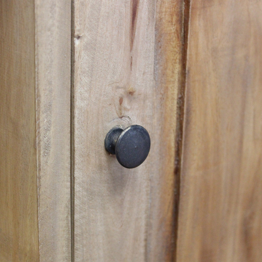 Mobiletto soggiorno in legno spazioso con ante regolabili
