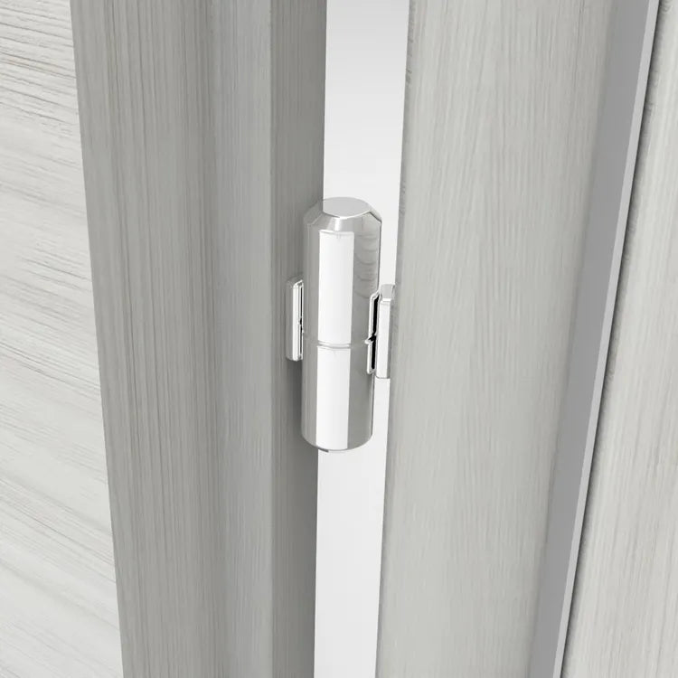 Porta battente reversibile apertura destra sinistra in legno di abete bianca con rinforzi