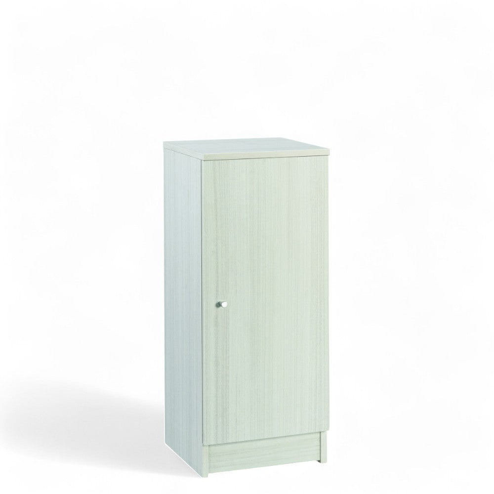 Mobile portaoggetti con anta singola in MDF beige dimensioni 31x34x80 cm ideale per spazi ridotti e organizzazione casa