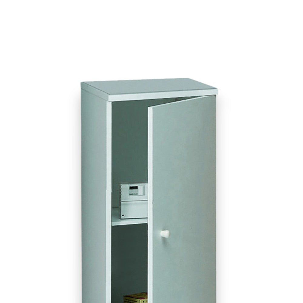 mobile portaoggetti 1 anta bianco mdf liscia dimensioni 31x34x80 cm ideale per organizzazione e stile casa eleganti