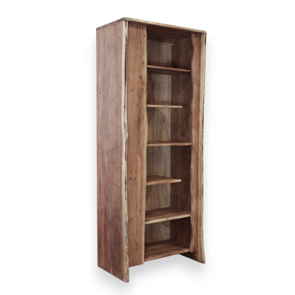 Mobile in acacia colore marrone dimensioni 80x45x200 cm arredamento salotto camera da letto elegante e robusto