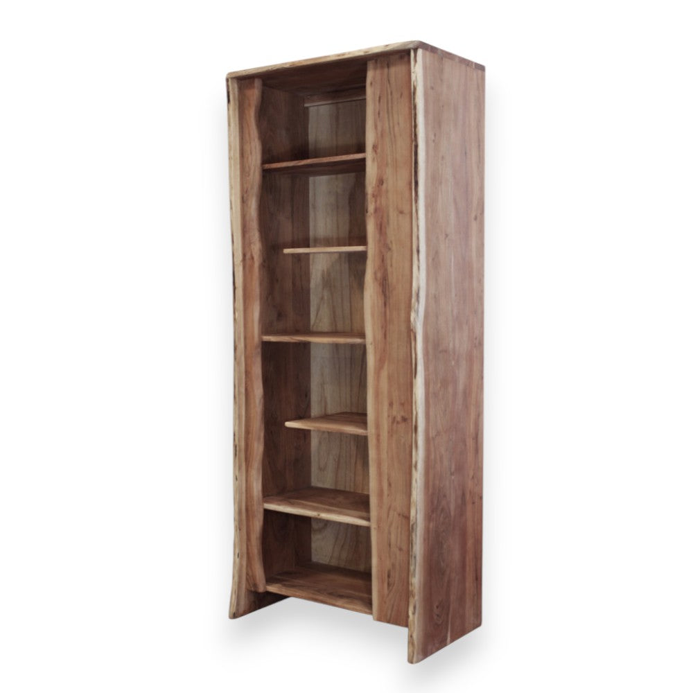 Mobile in acacia colore marrone dimensioni 80x45x200 cm arredamento salotto camera da letto elegante e robusto