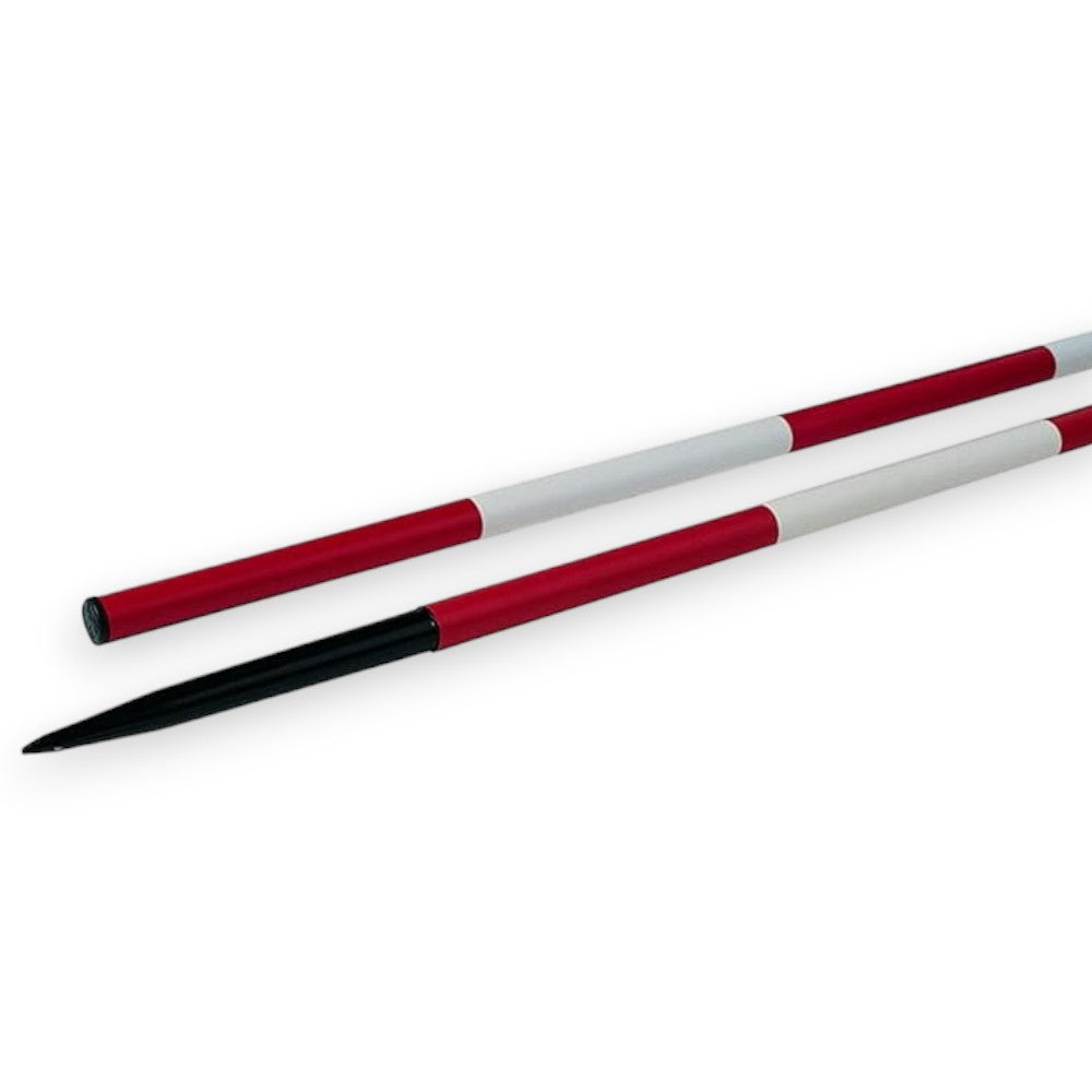Palina geometri 160 cm in ferro ottagonale plastificato bianco rosso per misurazioni precise e affidabili
