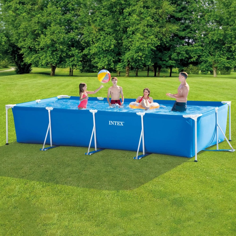 Piscina rettangolare con telaio portante 450x220xH84 cm capacità lt 7127 Frame