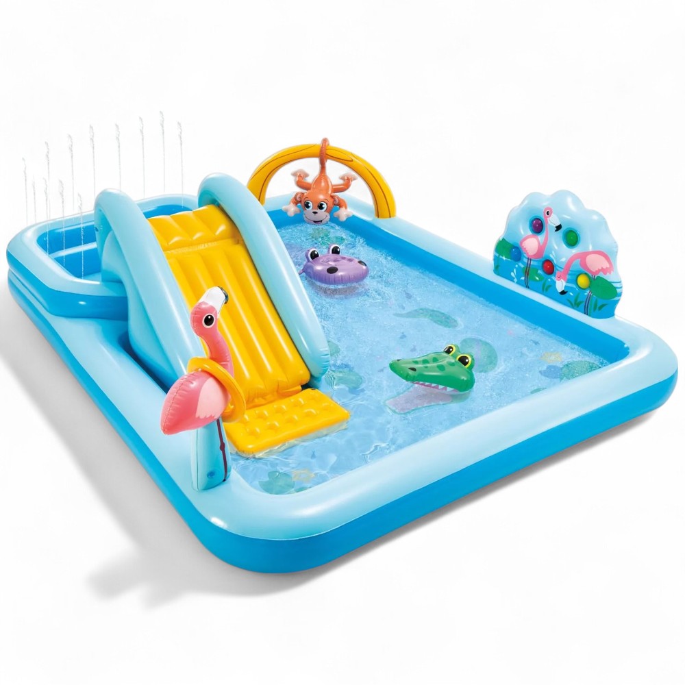 Piscina gonfiabile + 2 Anni 244x198xH71 cm Jungle Adventure Play Center