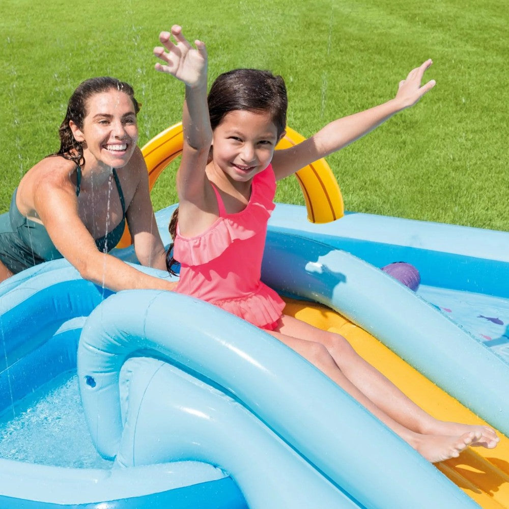 Piscina gonfiabile + 2 Anni 244x198xH71 cm Jungle Adventure Play Center