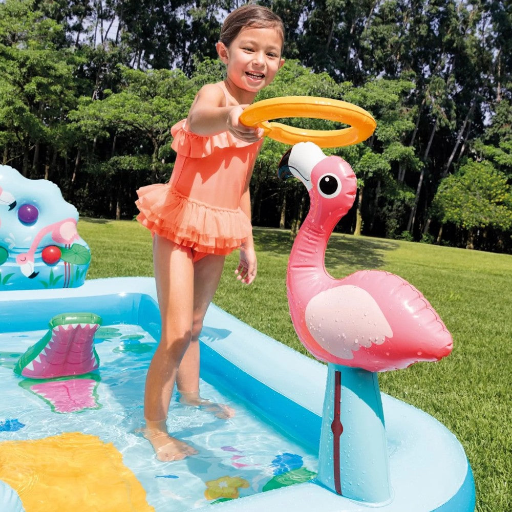 Piscina gonfiabile + 2 Anni 244x198xH71 cm Jungle Adventure Play Center