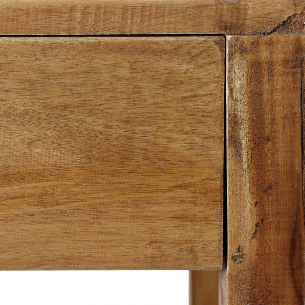 Set 2 fioriere in legno riciclato da interno