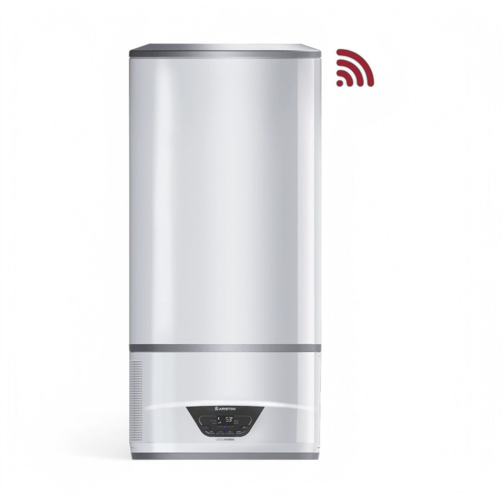 Scaldacqua elettrico ad accumulo 1.2 Kw A con I-MEMORY 80 lt. ibrido 47x47xH100 cm Lydos Hybrid
