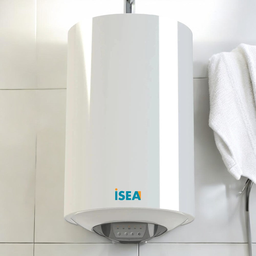 Scaldabagno elettrico ad accumulo controllo smart risparmio energetico 50 lt verticale Isea