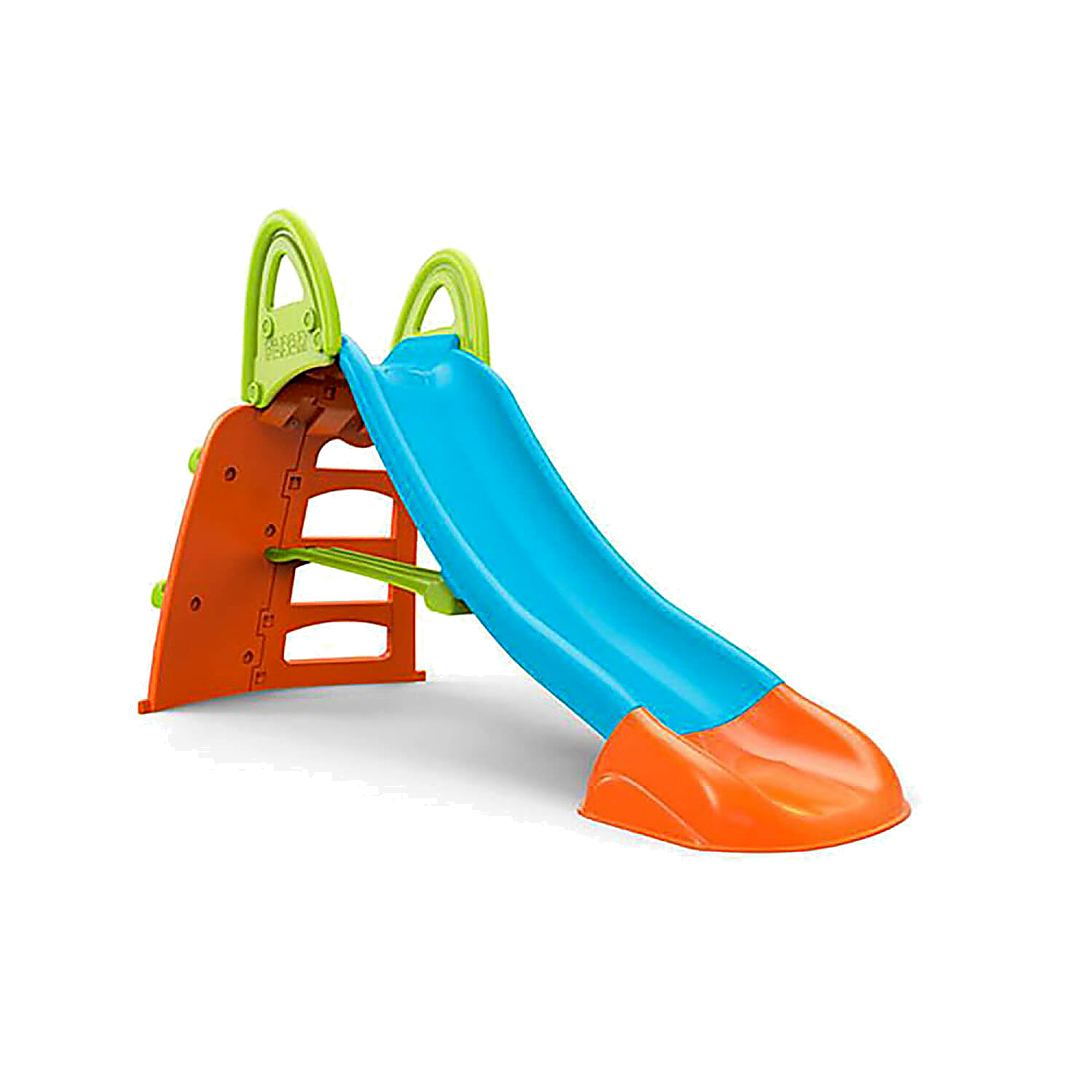Scivolo con Parete da Arrampicata per Bambini Multicolore Resistente da Giardino Climb and Slide