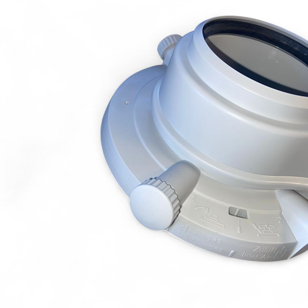 Sdoppiatore diametro 80 - 80 mm per caldaia Hermann