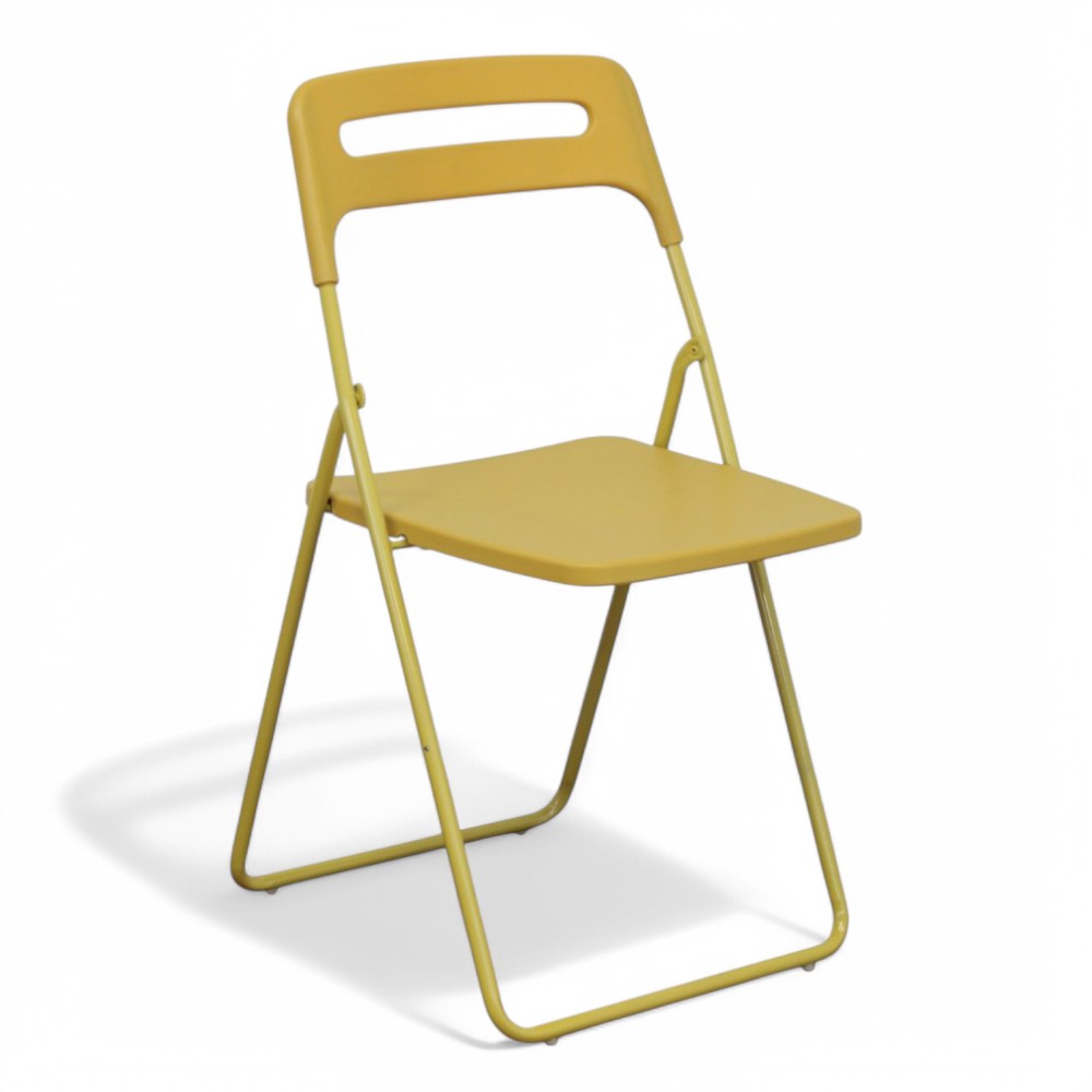 Sedia senza braccioli in resina impilabile con schienale aperto 40x43xH78 cm Elettra