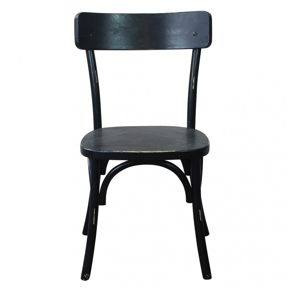 Sedia senza braccioli da interno in legno verniciato 45x42xH87 cm Polly