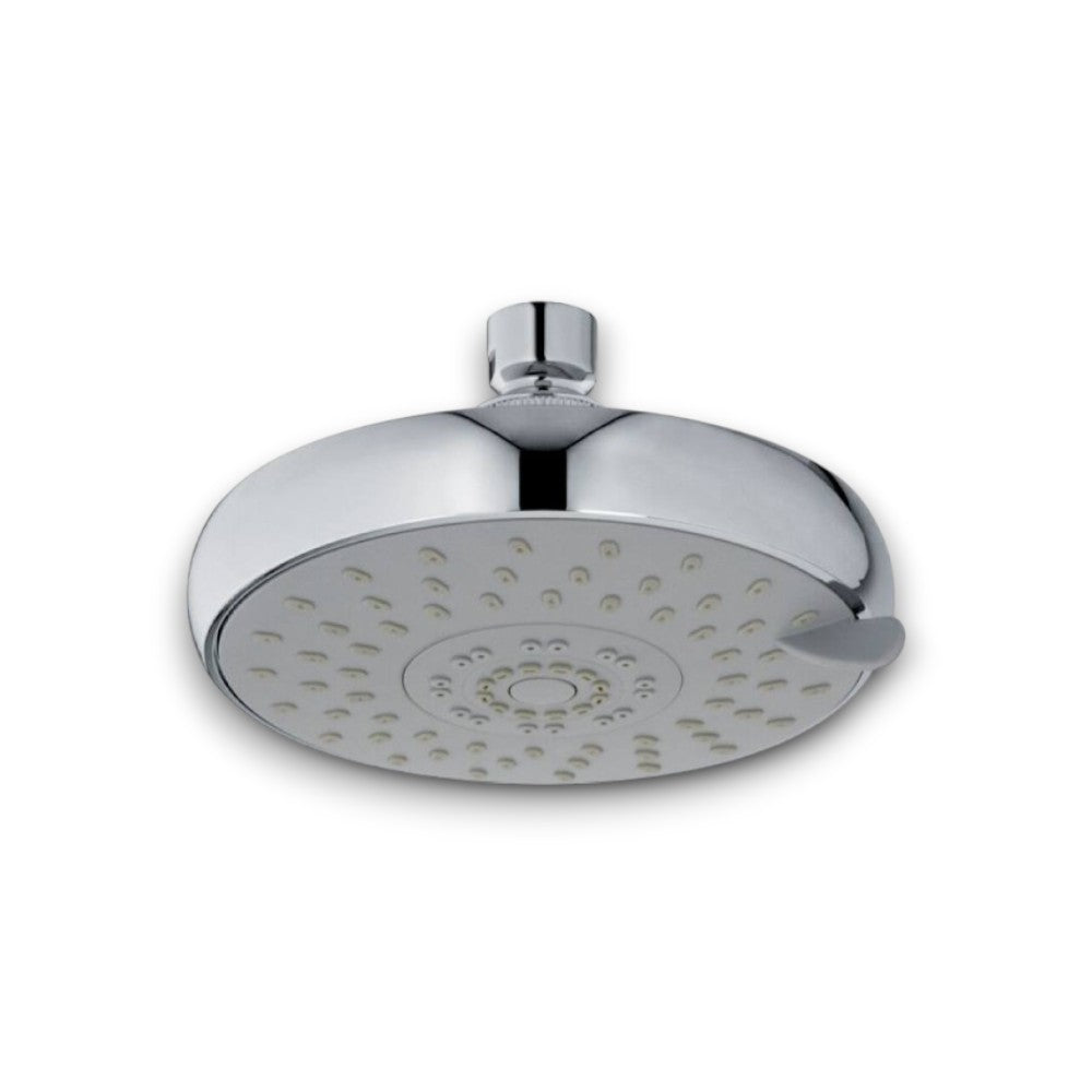 Soffione doccia tre getti in abs cromato anticalcare attacco universale mezzo pollice per bagno moderno ed elegante