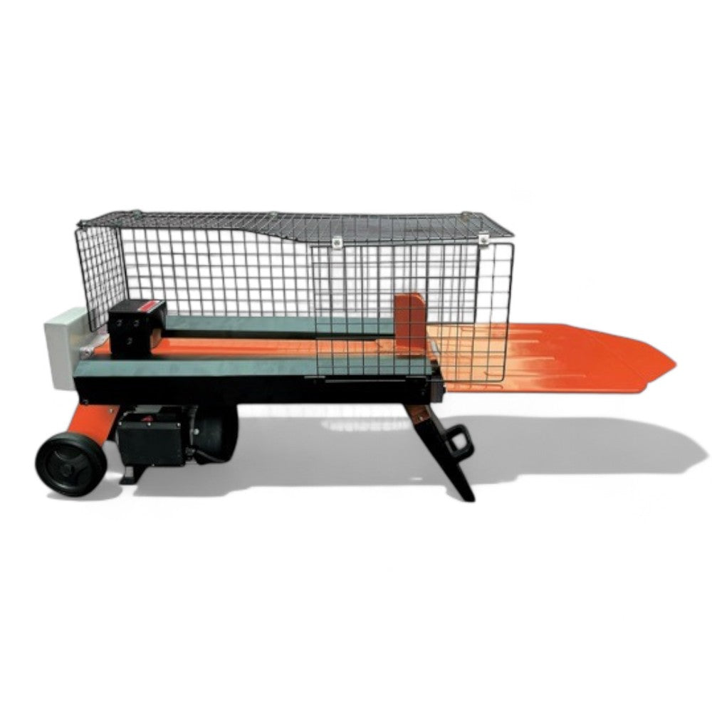Spaccalegna orizzontale elettrico 2300 Watt 7 tonnellate per tronchi diametro 50-250 mm lunghezza massima 52 cm