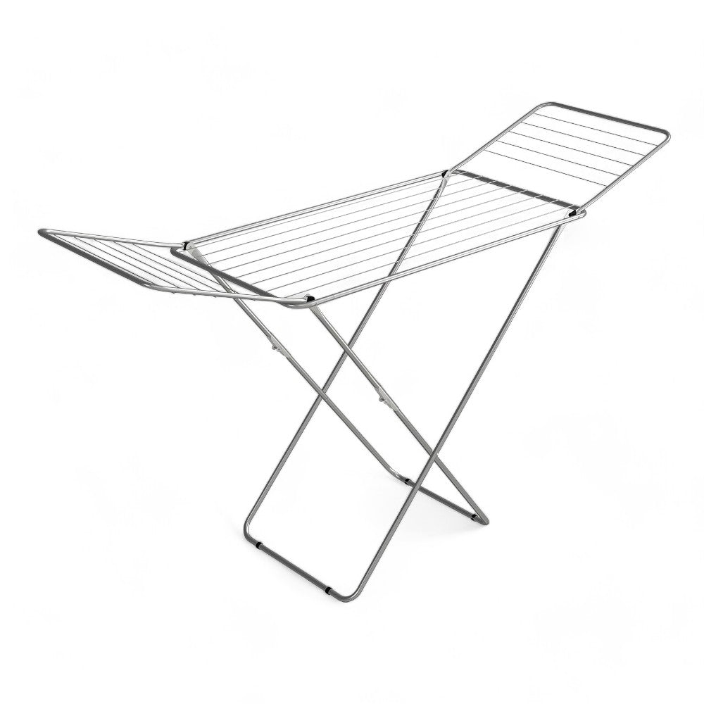 Stendibiancheria acciaio verniciato 18 metri stenditura capacità 17 kg dimensioni 180x55x96 cm leggero e robusto
