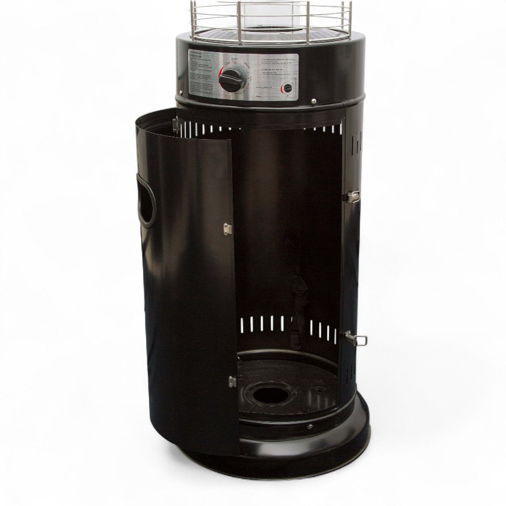 Stufa a gas termopatio da esterno modello fungo H183 cm Design 11Kw con ruote per spostamento