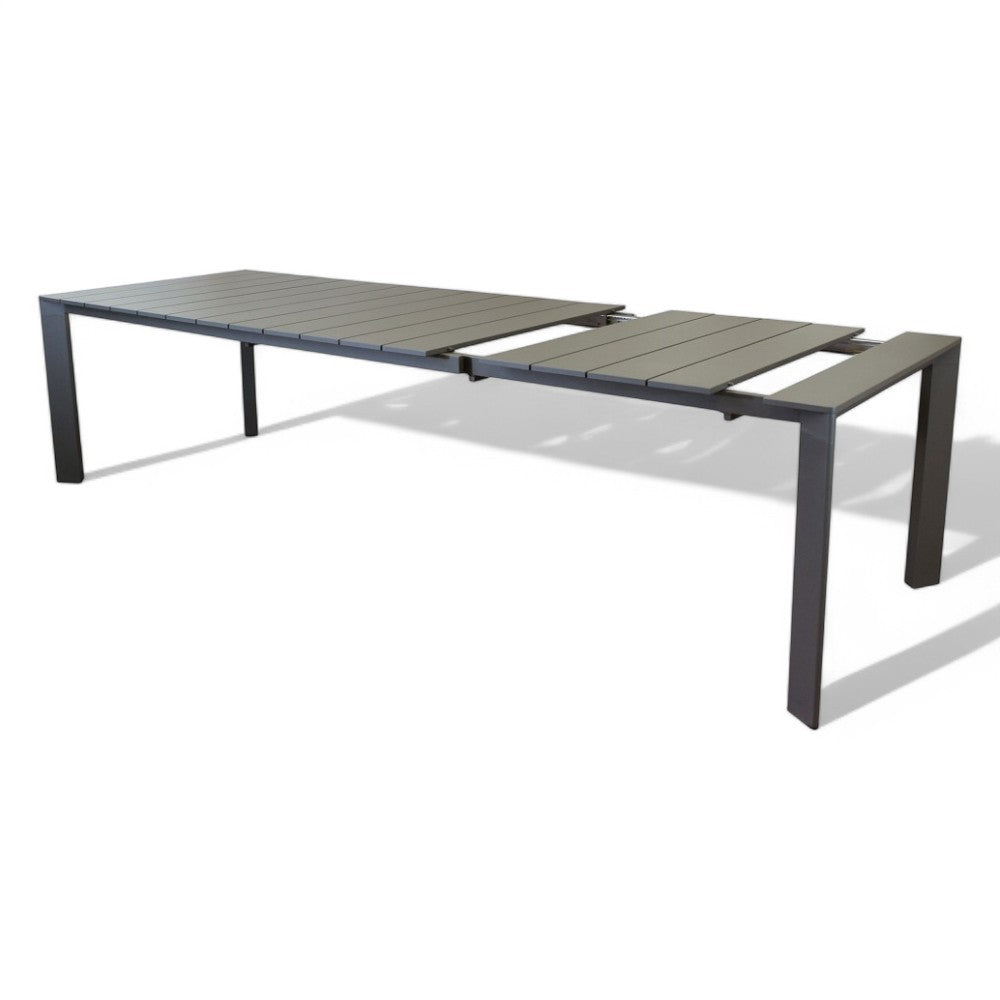 Tavolo estensibile in alluminio taupe 215/280x100xH75cm da giardino Sacramento