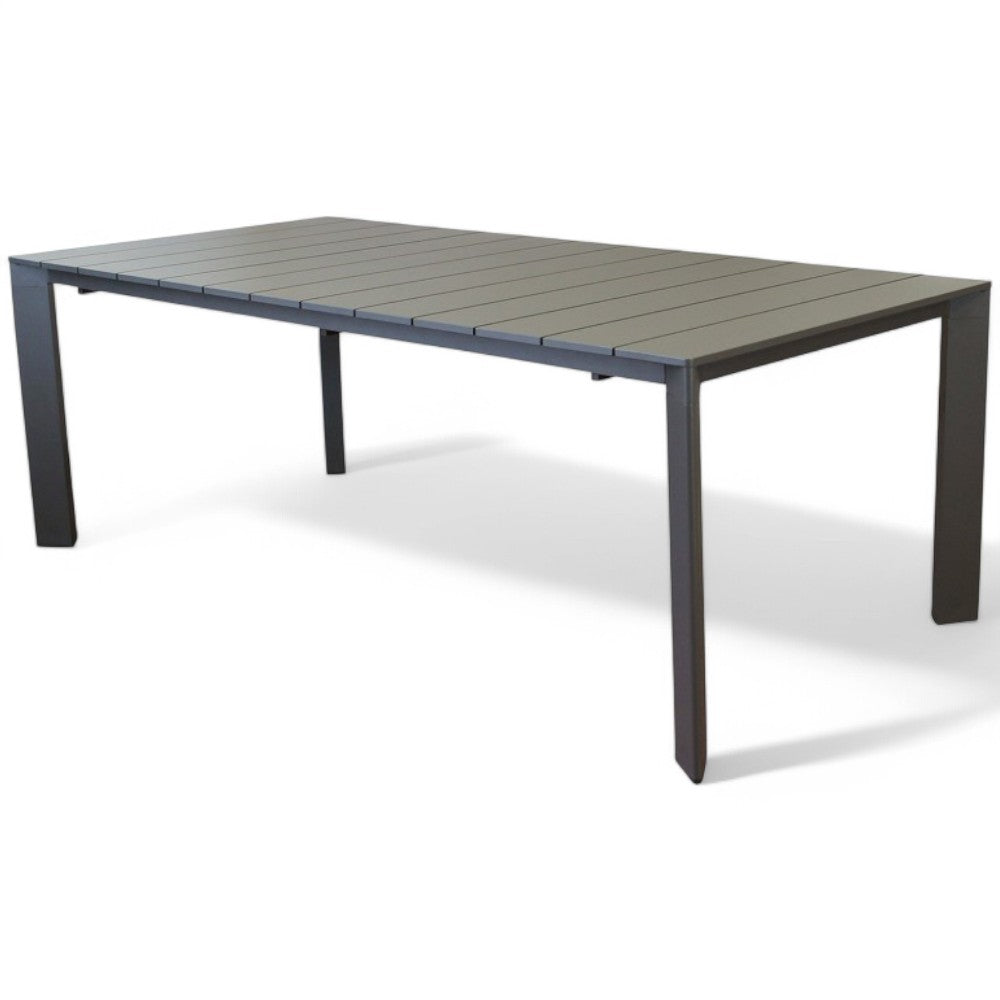 Tavolo estensibile in alluminio taupe 215/280x100xH75cm da giardino Sacramento