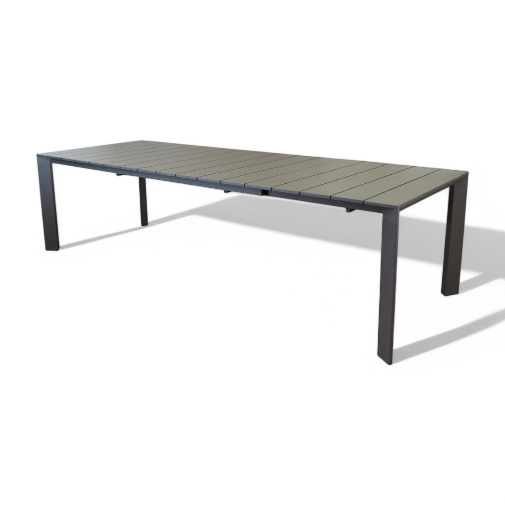 Tavolo estensibile in alluminio taupe 215/280x100xH75cm da giardino Sacramento