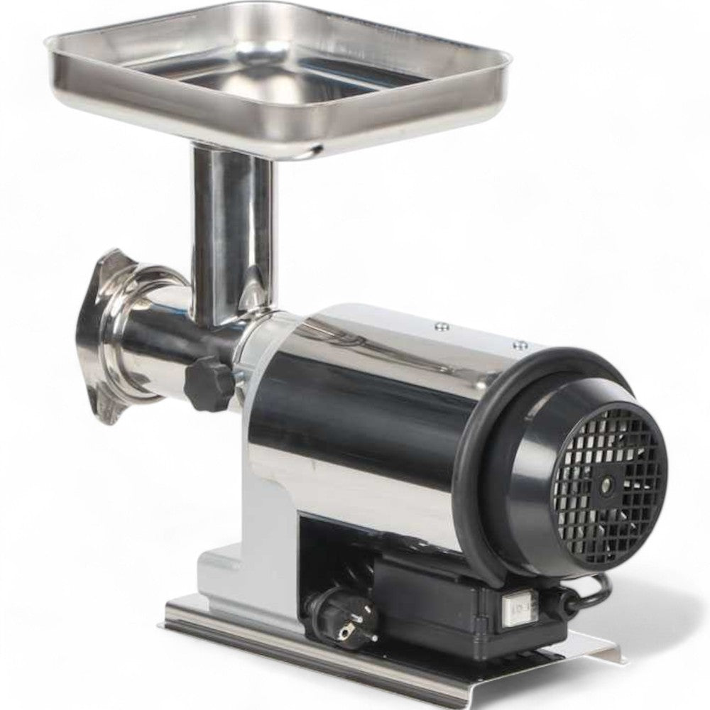 tritacarne elettrico professionale potenza 600 watt motore asincrono elica ghisa piastra acciaio inox uso continuo