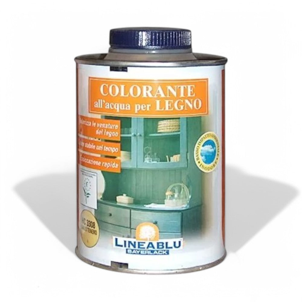 Vernice colorante all'acqua per legno bianco avorio 500 ml HC 3300