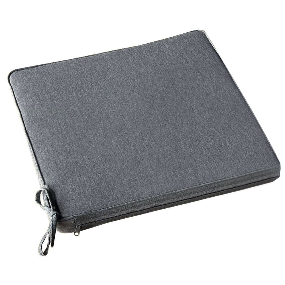 Cuscino con seduta large grigio scuro in poliestere 45x50 cm
