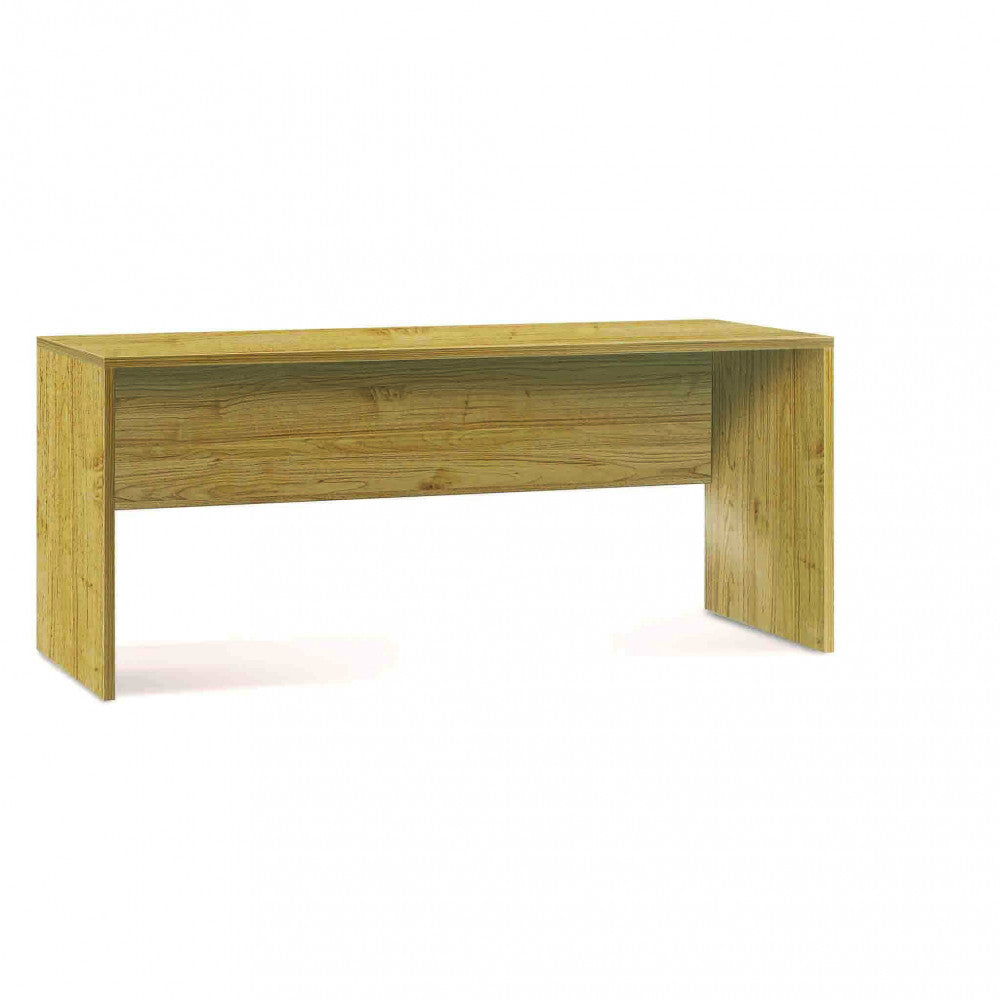 scrivania moderna 180 cm rovere chiaro mdf design elegante per ufficio o studio dimensioni 180x69x76 cm