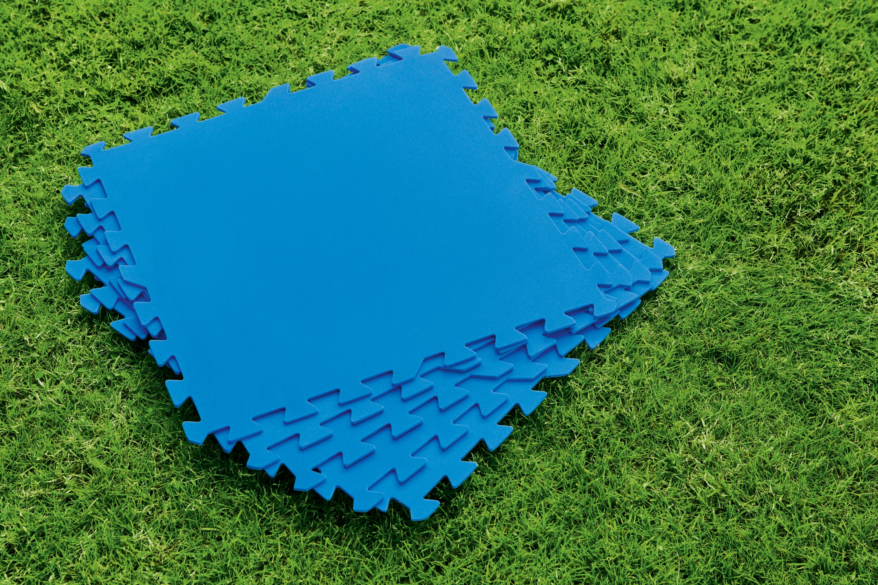 Tappeto puzzle ad incastro 9 pezzi per Piscine Area Gioco in Poliestere Bestway 58220