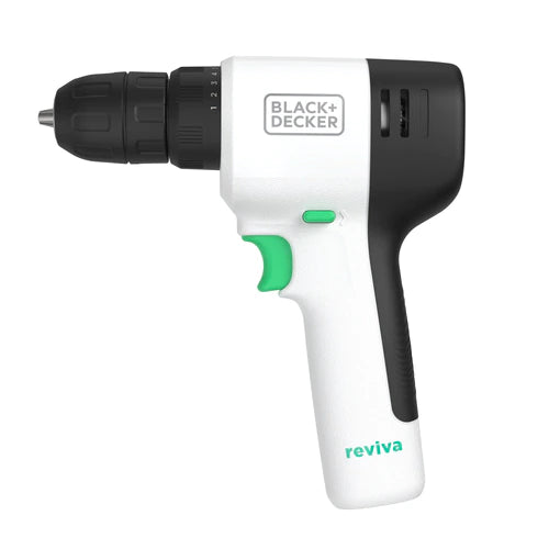 Avvitatore trapano a batteria 12V per uso domestico Black+Decker Reviva DD12C