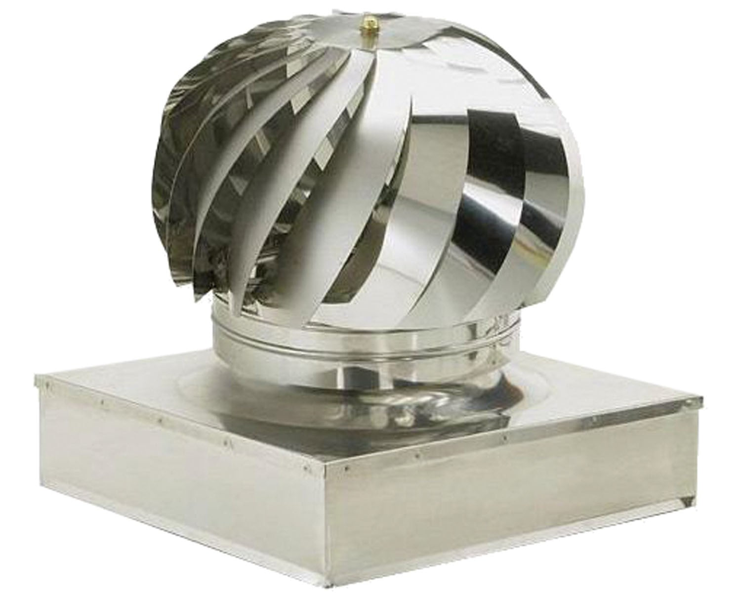 Fumaiolo comignolo girevole quadrato e rettangolare in acciaio inox